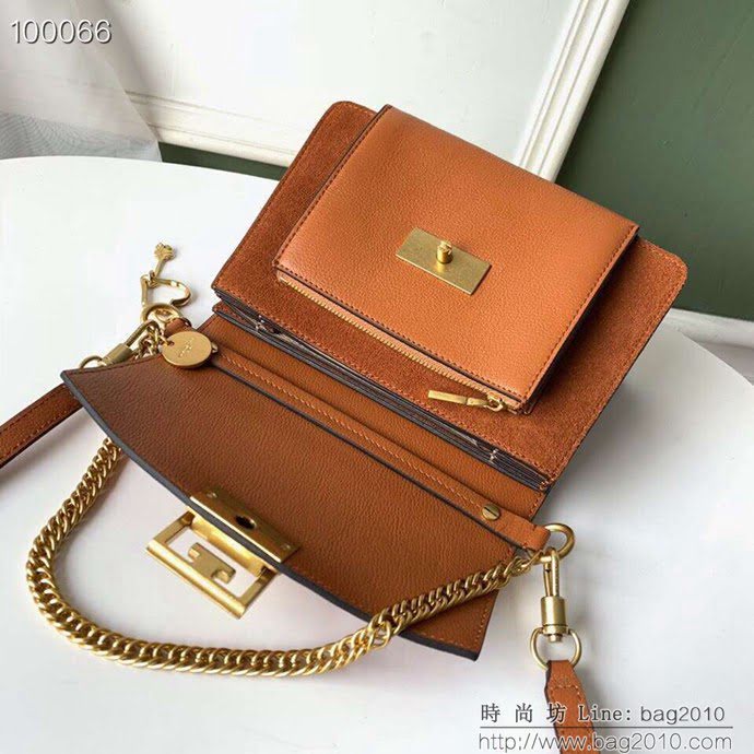 GlVENCHY紀梵希 法國代購級別 Givenchy Bag 巴黎走秀新款 中號 鏈條手提 斜挎包  tsg1255